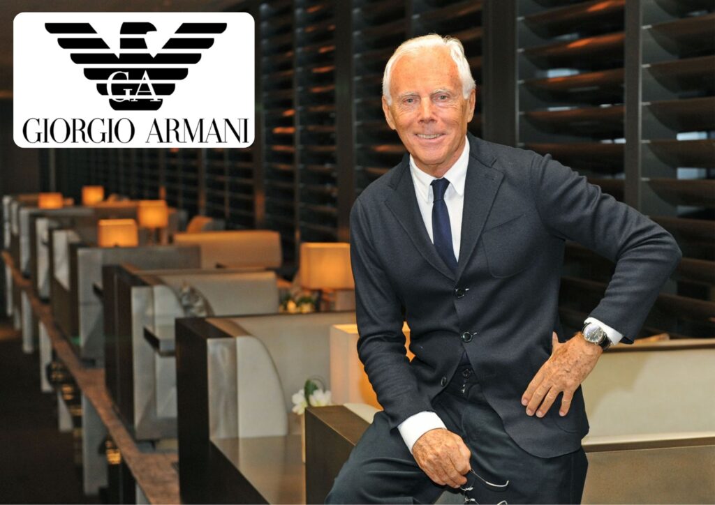 Fashion Designer Giorgio Armani