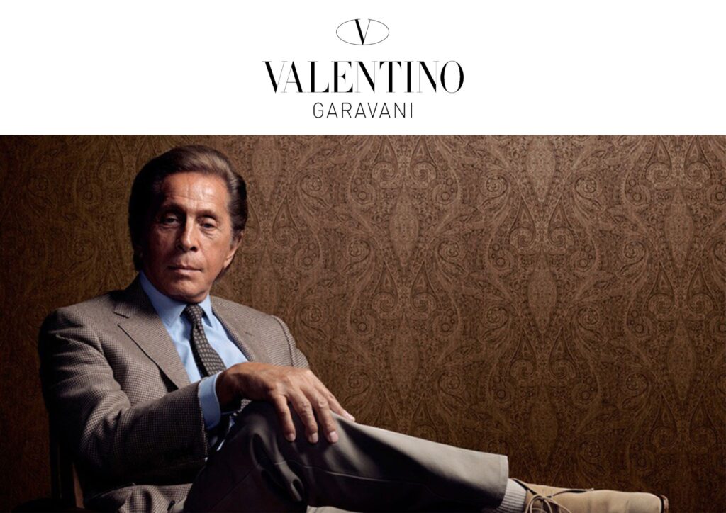 Fashion Designer Valentino Garavani 