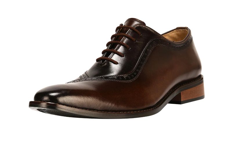 Debonair Genuine Leather Oxford Style Dress Shoes