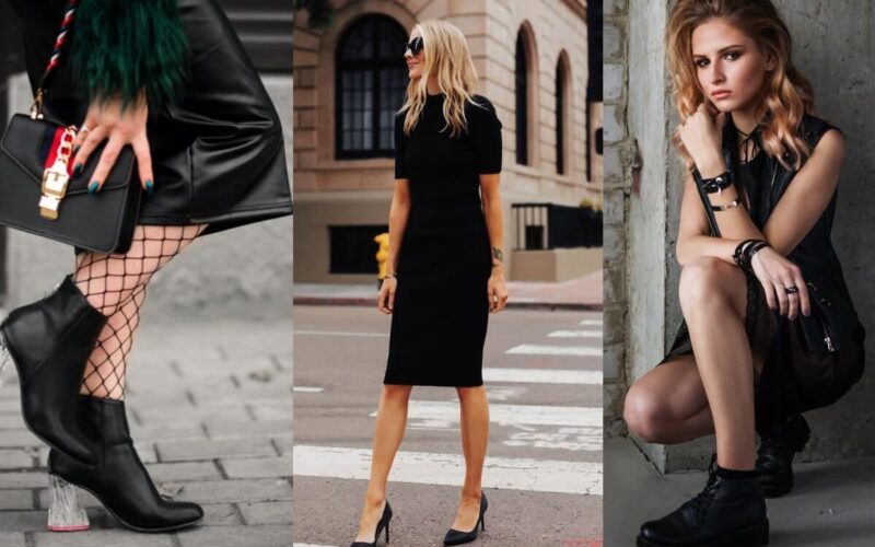 SHOES TO WEAR WITH A BLACK DRESS