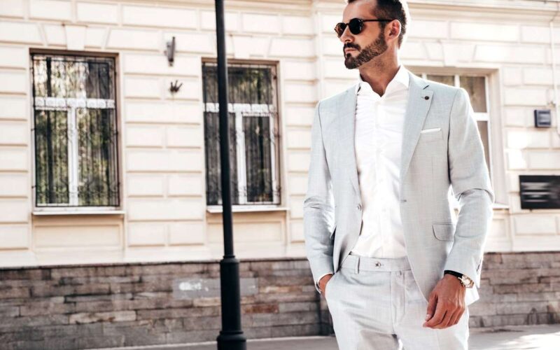 White shirt With Blazer