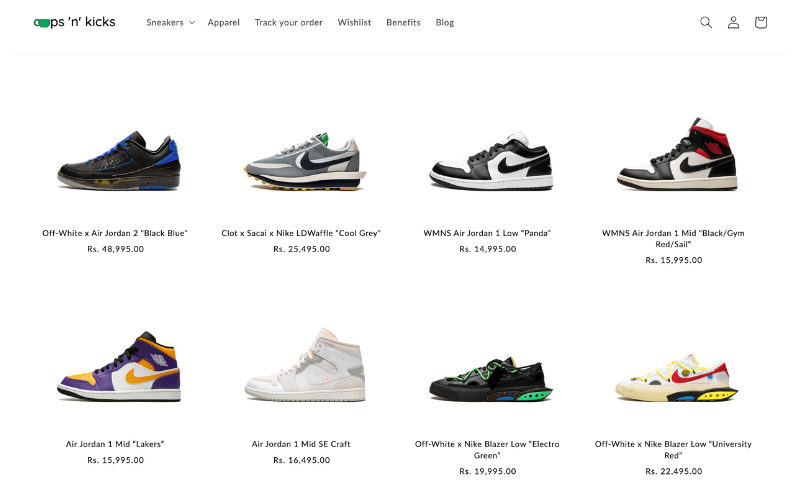 Cups'N'kicks - reselling sneaker platform